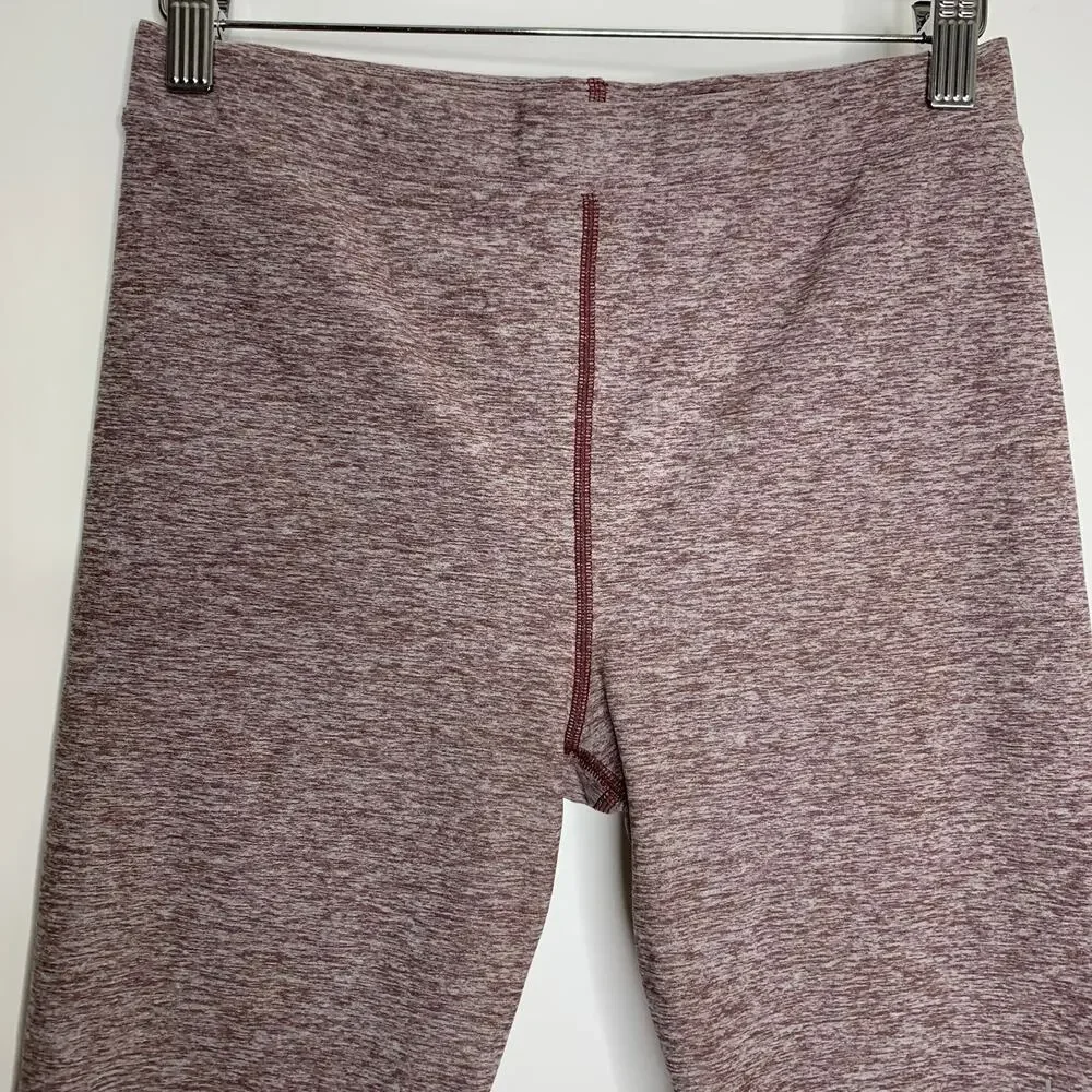 Alo Yoga High Waisted Mauve Alosoft Flow Bike Shorts Womens Small